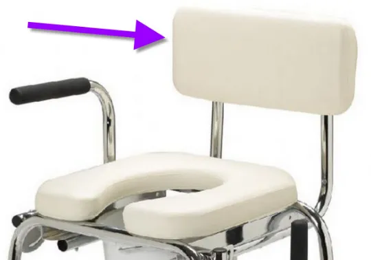 Replacement Back Pad for Guardian Commode